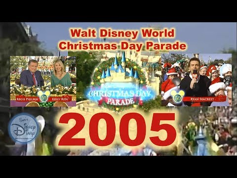 2005 Walt Disney World Christmas Day Parade | Regis Philbin | Kelly Ripa | Ryan Seacrest | Bob Iger