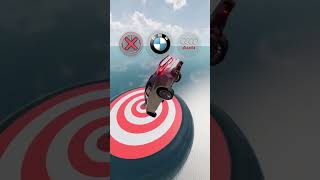 Mercedes vs BMW vs Audi: Extreme Ramp Crash Mechanism! 🚗💥 #short