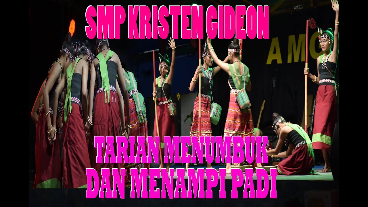TARIAN MENUMBUK DAN MENAMPI PADI - SMP KRISTEN GIDEON AT AMG.FEST 2021 EPS.13 || ALOR MUSIKGRAM