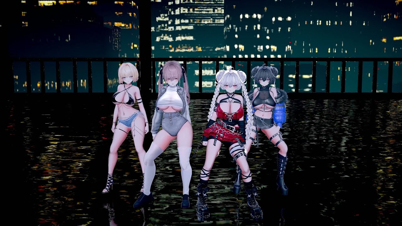 [4K VRCHAT MMD] aespa - Girls (4members ver)