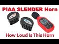 How Loud Is It: PIAA Slender Horn