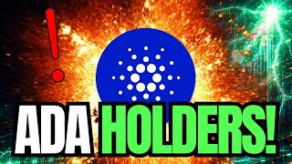 CARDANO (ADA) HOLDERS NEED TO UNDERSTAND THIS, HERE IS WHY !!! | CARDANO PRICE PREDICTION🔥