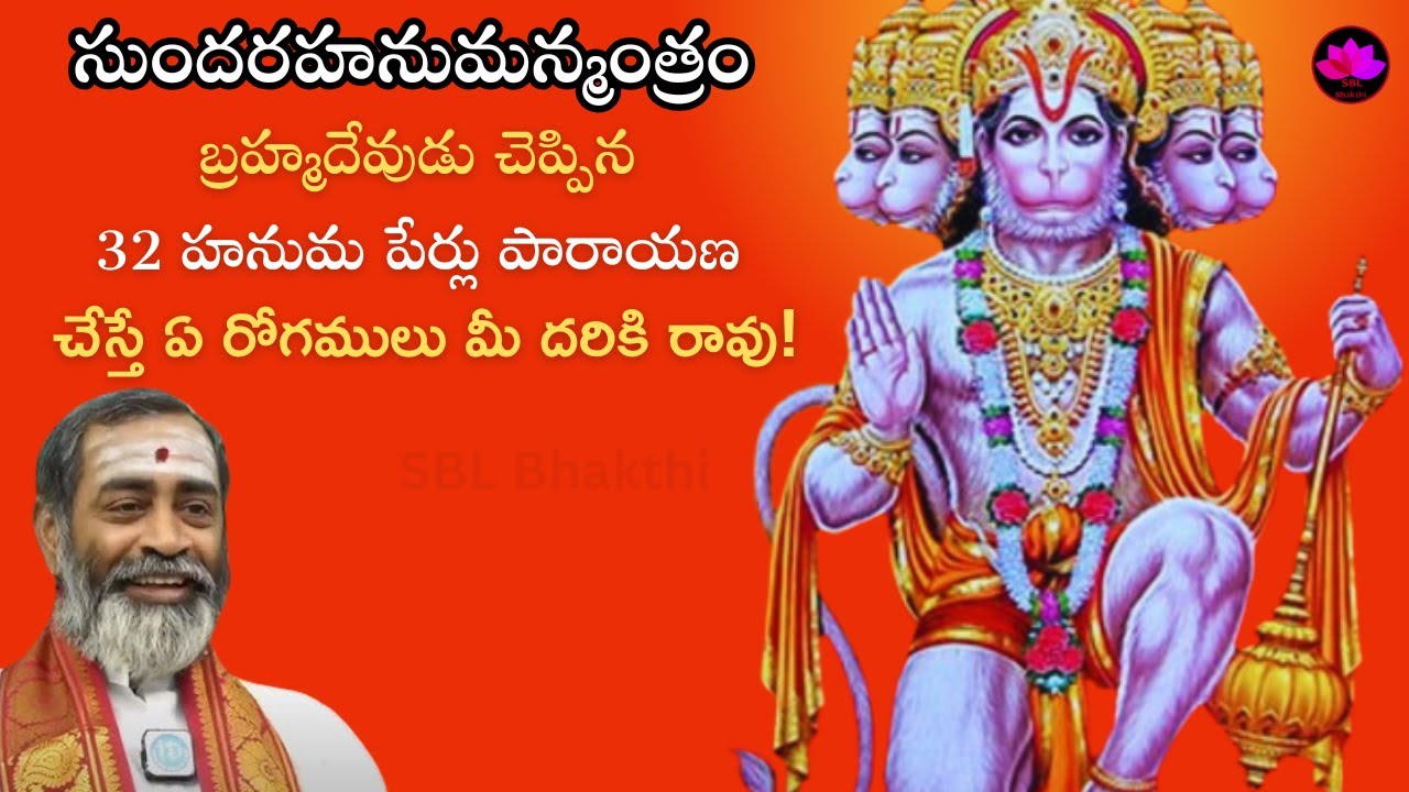 Sundara Hanumantramu || Sri Samavedam Shanmukha Sarma