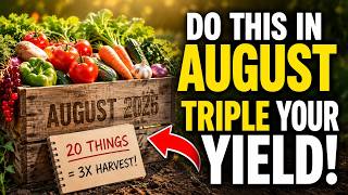 Secrets to a massive harvest: do these twenty things in August twenty twenty-six to triple your yie News