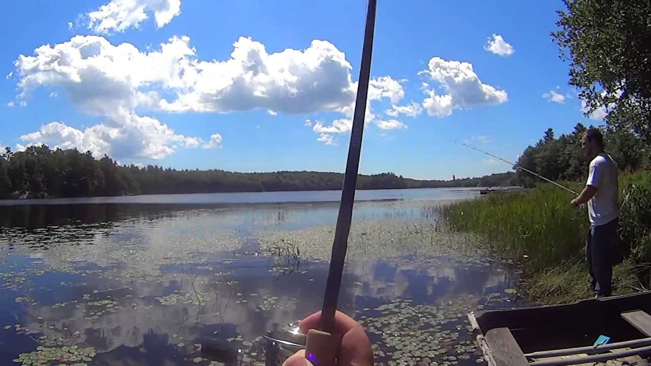 Bass fishing in Maine 08.10.13 - YouTube