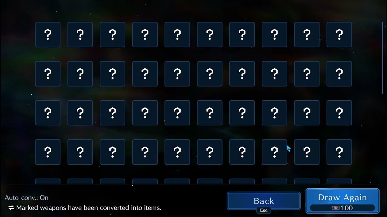 Ever Crisis - 2nd Anniversary, Using gacha tickets