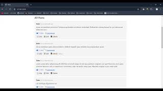 CS50’s Web Programming - Project 4 Network