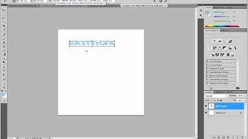 How to Rotate text in Adobe Photoshop CS4
