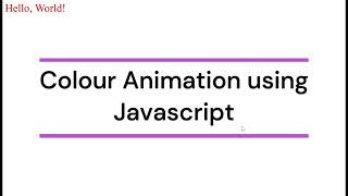 JavaScript Text Animation Tutorial: Create Stunning Colorful Text Effects