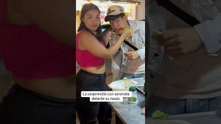 La sorprendió con serenata delante su novio #fyp #viral #parati #shorts #explore #shortvideo