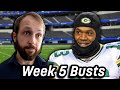 Roasting the Fantasy Football Busts of Week 5 - Busts Anonymous 2024
