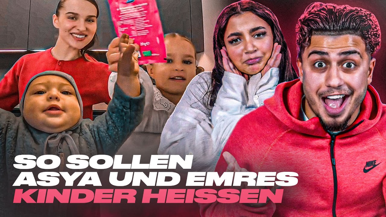 EMRE & ASYA VERRATEN DIE NAMEN IHRER KINDER 😱 Jindaoui Reaktion