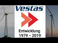 Vestas Windkraftanlagen ( Entwicklung von 1979 bis 2019 )