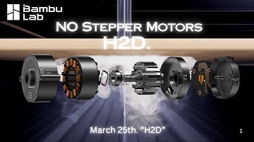 #bambulab "TechQuickie And  3D printer News"  |  Bambu Servo Motor!!!?? | 🚀 1000mm/s and 20 000mms/2