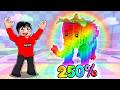 Ich bekomme BESTES 250% BRAINROT in Kick a Lucky Block... 😍