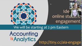 Ideas for student engagement in an online course