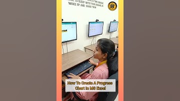 How To Create A Progress Chart In MS Excel #msoffice #exceltech #officesoftware #microsoftoffice