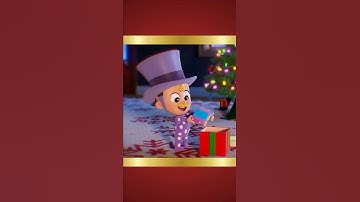 baby mayor humdinger opens a Christmas present! 🎁 #shorts