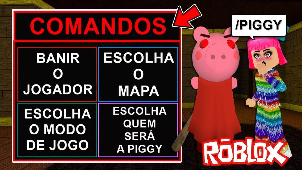 🐷 ATUALIZAÇÃO NA PIGGY! USE COMANDOS DE HACKER E CONTROLE O JOGO! (Roblox)  🐷 