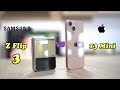 iPhone 13 Mini vs Z Flip 3 ¡PELEA DE PEQUEÑOS!