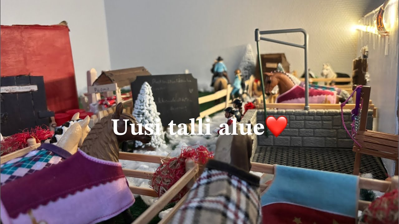 Uusi talli alue❤️