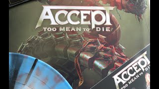 Accept - Too Mean to Die | Vinyl unboxing