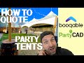 How To Quote Party Tent Rental Jobs - Booqable Rental Software And Party Cad Tent Modeling Software