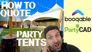 How To Quote Party Tent Rental Jobs - Booqable Rental Software And Party Cad Tent Modeling Software screenshot 5