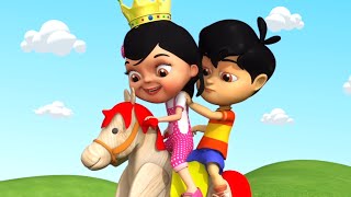 चल मेरे घोडे, Chal Mere Ghode, बच्चों के लिए, हिंदी राइम्स and Kids Songs screenshot 2
