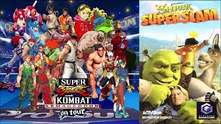 Super Street Fighter Kombat Armageddon On Tour Shrek Super Slam screenshot 3
