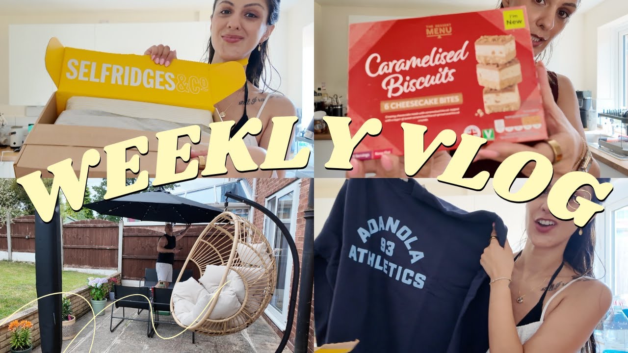 HUGE SKIMS HAUL SELFRIDGES SALE | GARDEN UPDATES | HOME BARGAINS & ALDI - VLOG 53