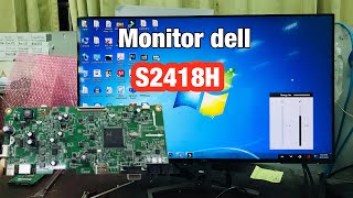 how to repair monitor dell S2418H No power in