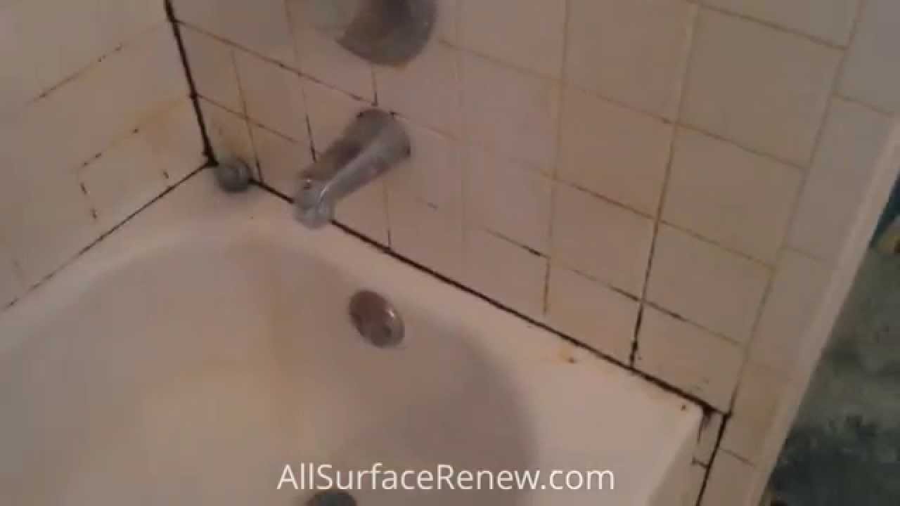 Moldy bathtub and tile refinishing in Austin TX YouTube