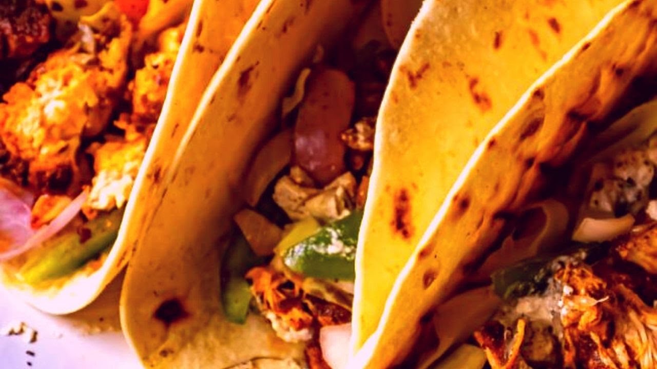 Grilled Chipotle Chicken Pepper Tacos Chicken Taco Recipe Taco