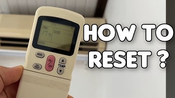 How to Reset Midea Air Conditioning Remote TECO Mistral R11HG