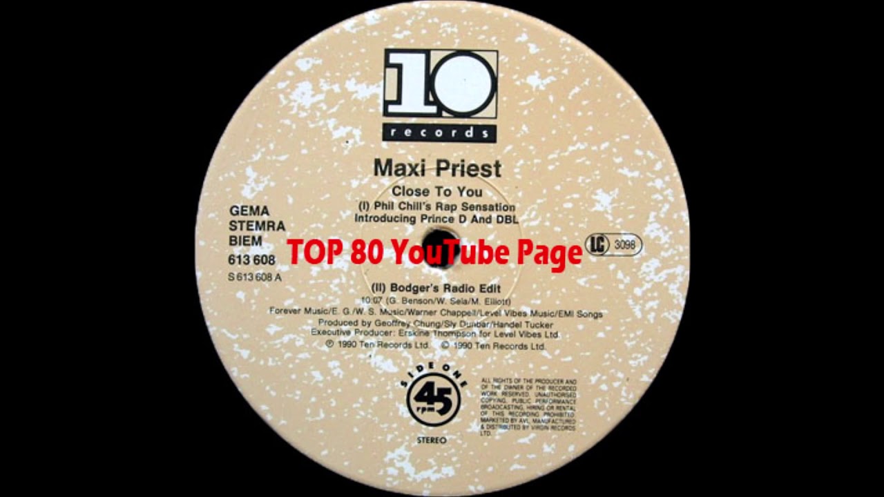 Maxi Priest - Close To You (Extended Version) - YouTube