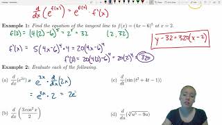 The Chain Rule-(Calc1-Examples#16)