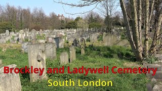 Brockley and Ladywell Cemetery,  South London. A visit to view the memorials in the graveyard.