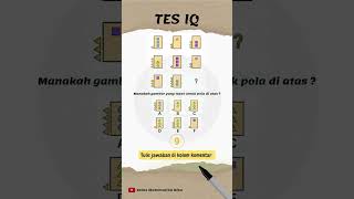 Latihan tes IQ ukur kemampuan otak nih contoh soal pola gambar #shorts #iqtest