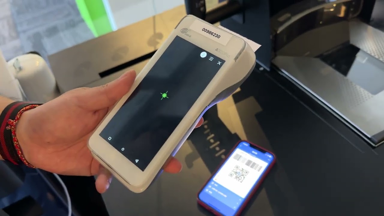 Alipay Merchant scans Customer on PAX Terminal