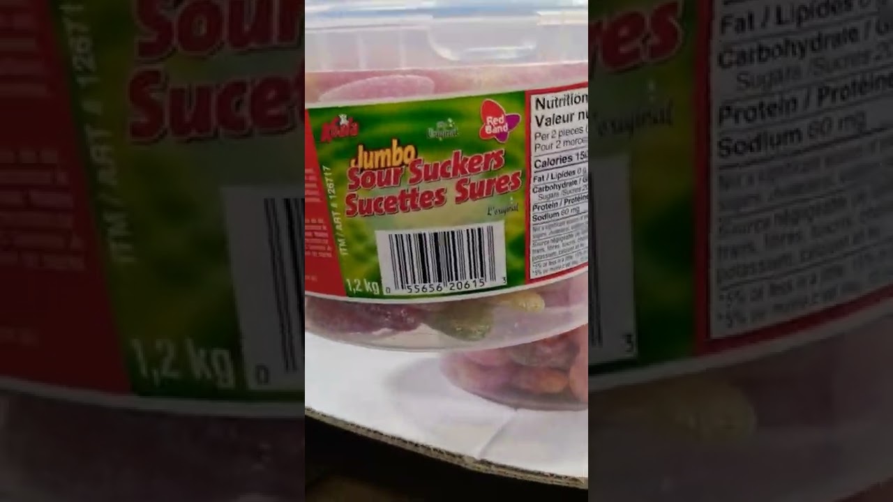 Jumbo Sour Suckers Keys 
