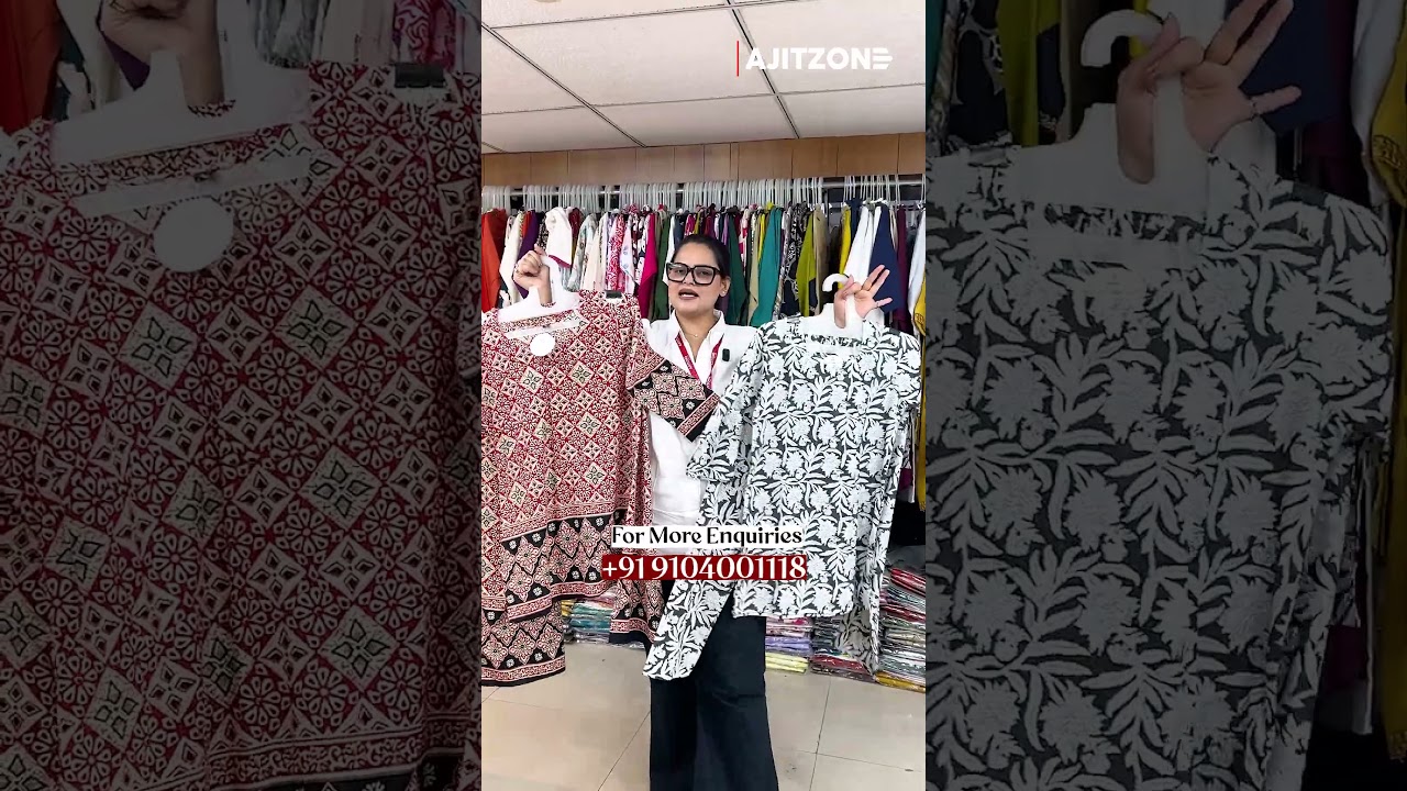 अजरख कुर्ती की इतनी शानदार वैरायटी देखकर रह जाएंगे हैरान video thumbnail