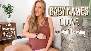 Baby Names I LOVE, But Won't Be Using || cute & uncommon baby name ideas! screenshot 5