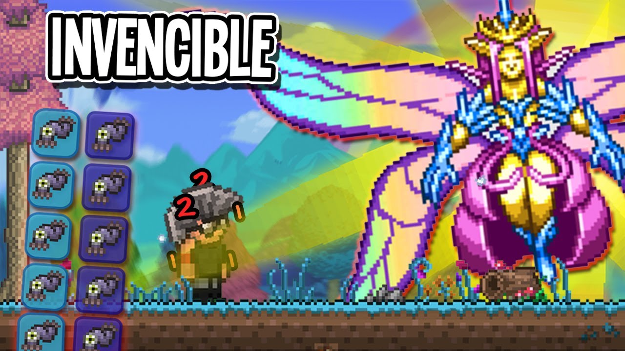 NUEVO HACK de TERRARIA INVENCIBLE 💀 NADA TE PUEDE HACER DAÑO - YouTube