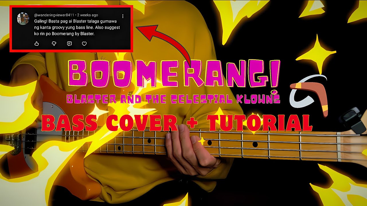 Boomerang - Blaster Bass cover with Tutorial and TABS! 