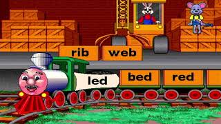 Reader Rabbit 1 (1994) Word Train Level 4