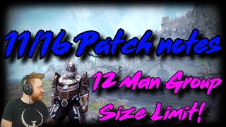 11-16-20 Patch Notes Review