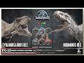 T Rex Vs Indominus Rex With Healthbars 