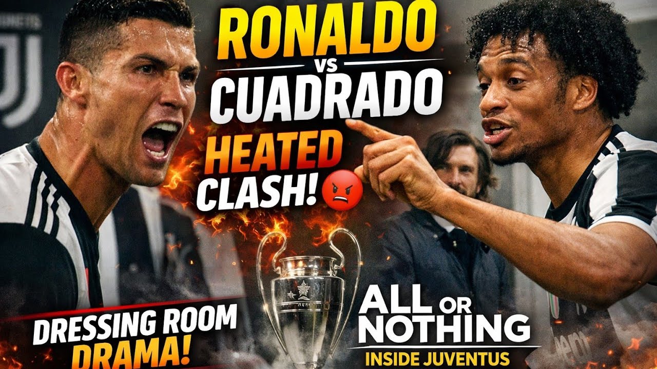 Cristiano Ronaldo vs Juan Cuadrado Heated Clash 😡 | Juventus Dressing Room Drama | All or Nothing