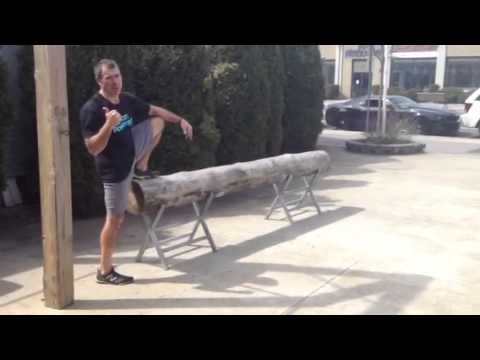 What to do with a big log - YouTube